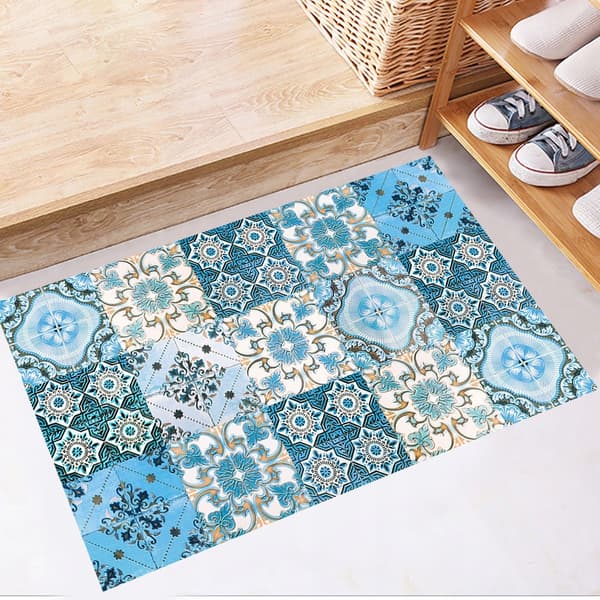 Selvhæftende PVC-patchwork-paneler sæt med 10 tapeter 20x20cm ZM-06-025