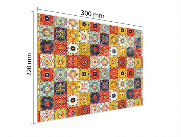 GLAS SKÄRBRÄDA 30x22 MOSAIK