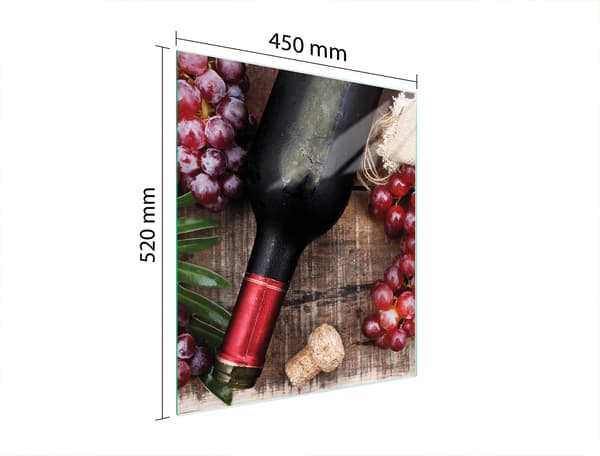 GLAS SKÆREBRÆT 45x52 VIN