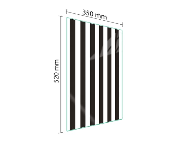 GLASSKÆREBRÆT 35x52 STRIBER