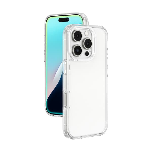iPhone 16 Pro Max Minimalist -silikonikuori - läpinäkyvä