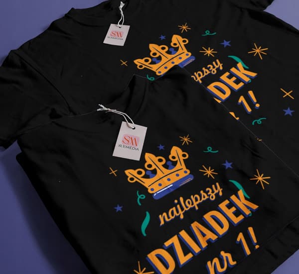 BEDSTEFAR GAVE T-SHIRT TIL BEDSTEFAR I SUPER KVALITETSBOMULD