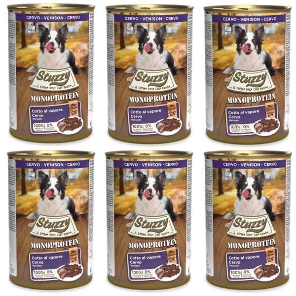 STUZZY Monoprotein vildt - vådfoder til hund - 6x400g