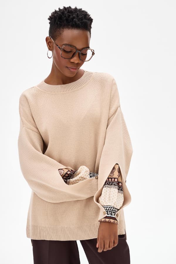 Dametrøje Celeste 2 Lys Beige / To 427 36/38