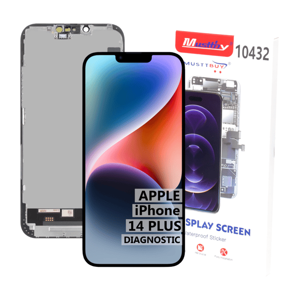 Mjuk OLED-skärm programmerbar som original för Apple iPhone 14 Plus