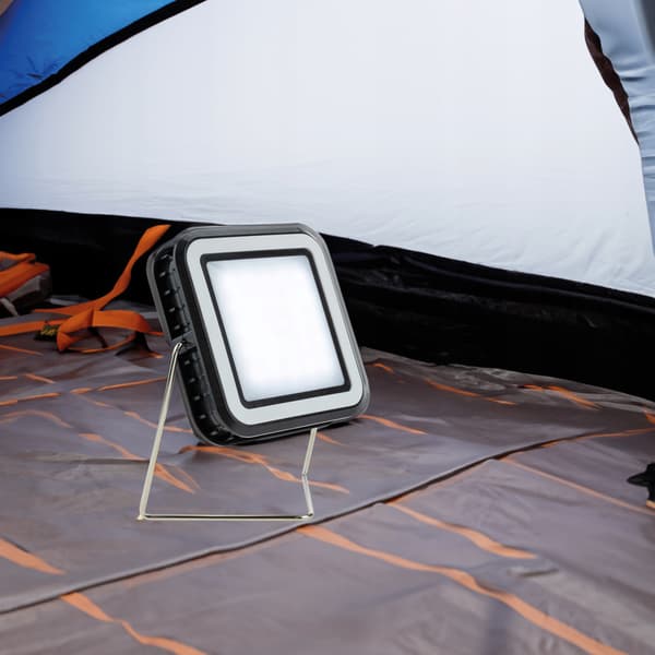 Solcelle campinglampe LED + USB VERGIONIC