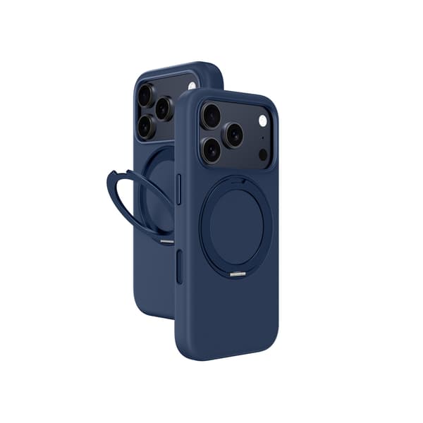 Cloudie iPhone 17 Pro Max Etui med Stander - Blå