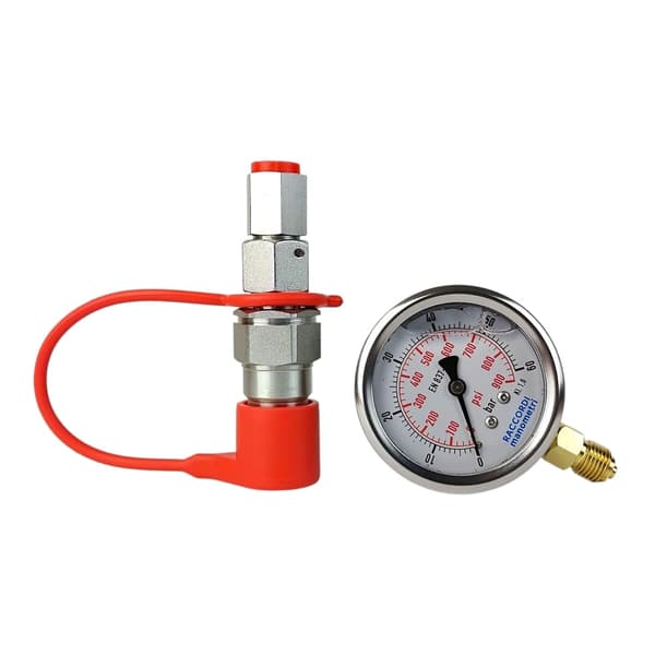 Mätsats, manometer 0-60 bar, snabbkoppling