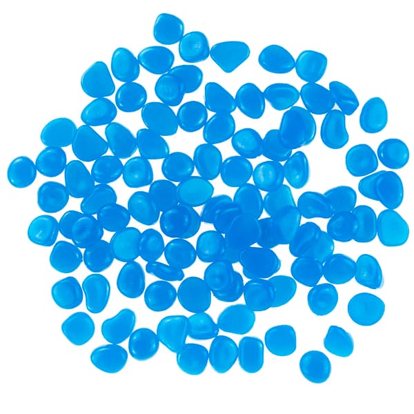 TG67713-5 Lysende sten, fluorescerende sten, 100 stk. dekorative