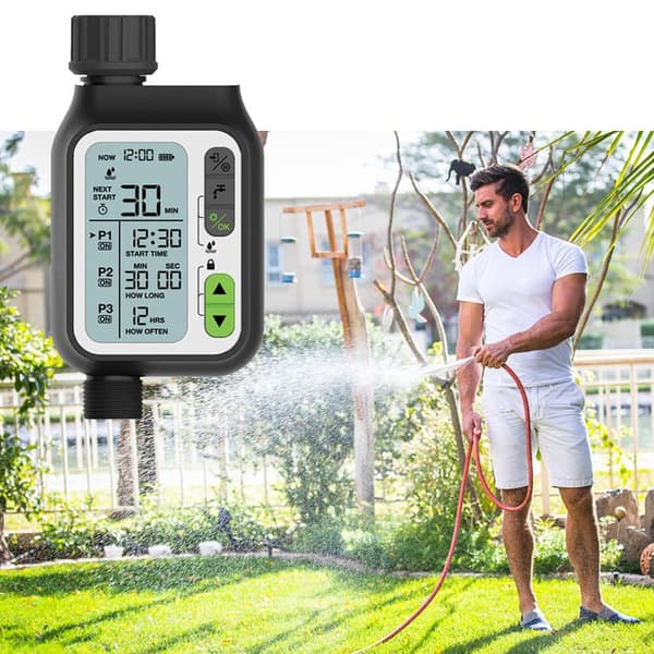 Q42LK AUTOMATISK PROGRAMMERARE FÖR VATTENBEVATTNING, KRAN, regnsensor