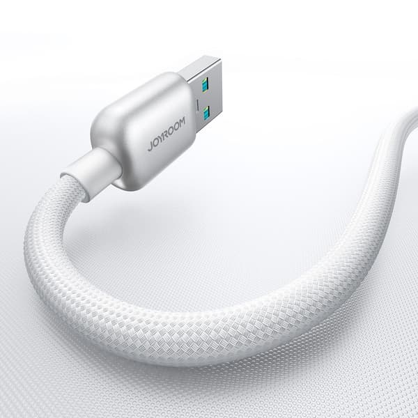 USB-A - iPhone Lightning 3A Kabel 1,2m - Hvid