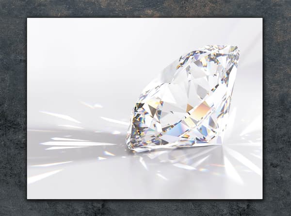 GLAS SKÄRBRÄDA 30x22 DIAMANT