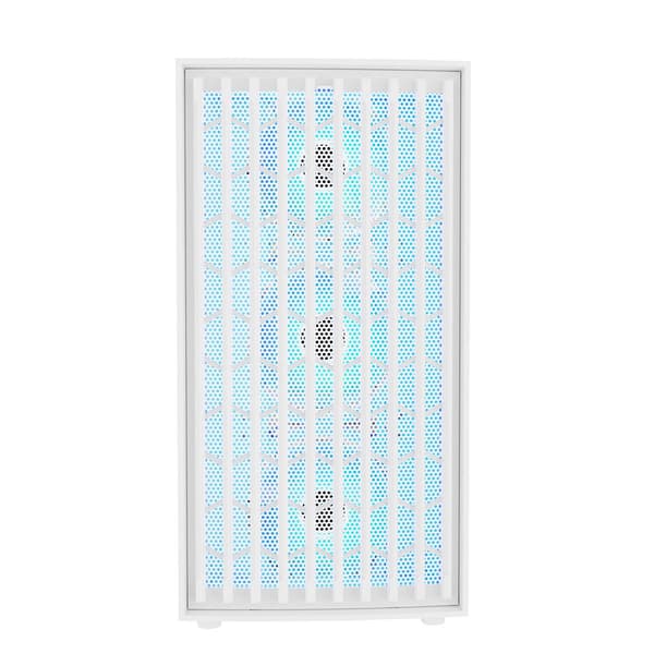 Modecom BREEZE ARGB FLOW Midi USB Typ C-fodral, Vit