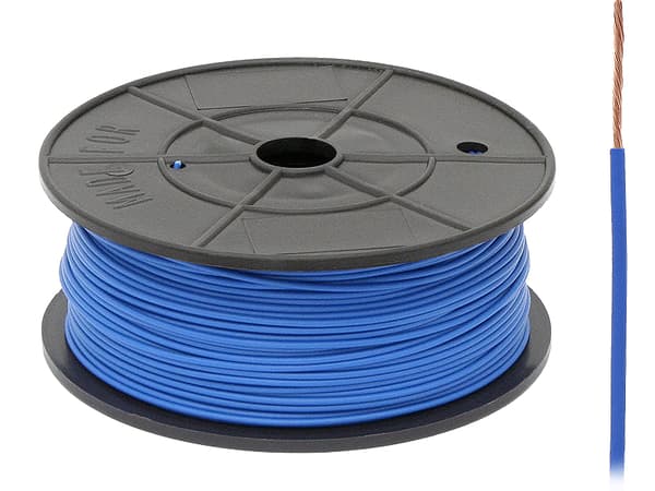 FLRY-B KABEL 1X0,75mm BLÅ 1m