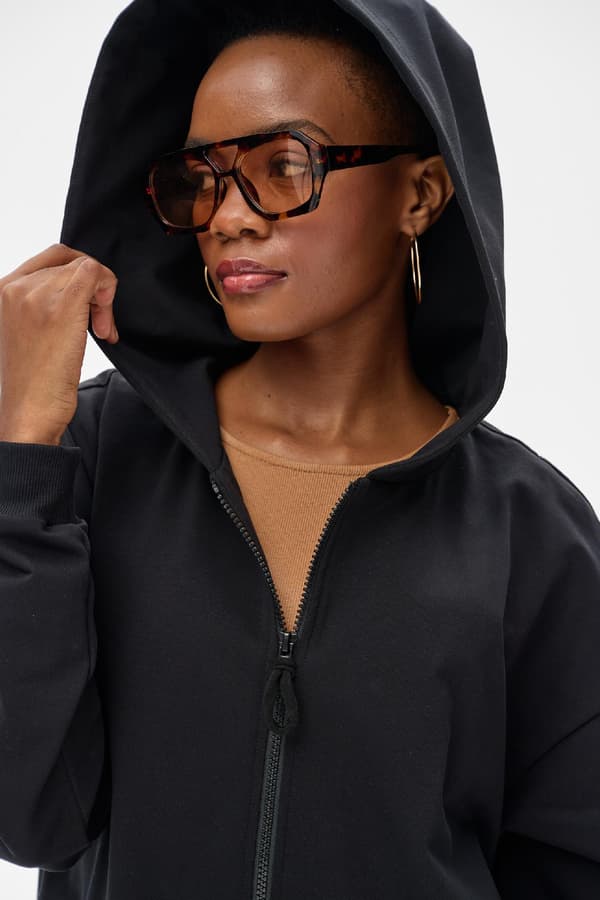 Dozi Sort Dame Sweatshirt 36/38