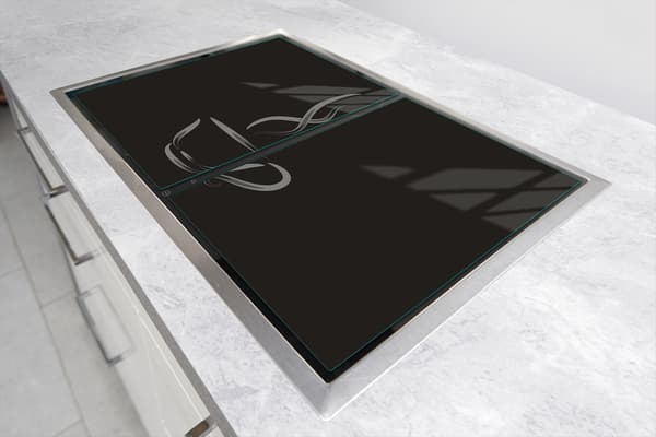 GLASSKYDDSPLATTA 75x52 KAFFE