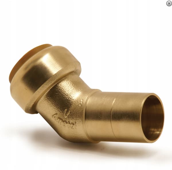 TECTITE CLASSIC 45-GRADERS ALBØJSFORBINDELSE 22x22 MM
