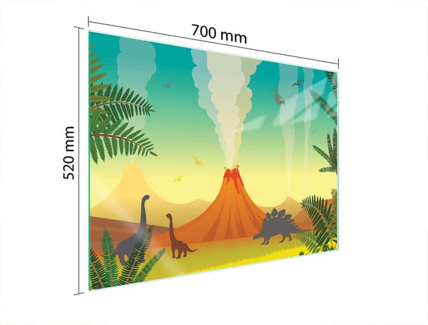 LASINEN SUOJALEVY LIEDELLE 70x52 VULCANO