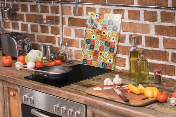 GLAS SKÄRBRÄDA 35x52 MOSAIK