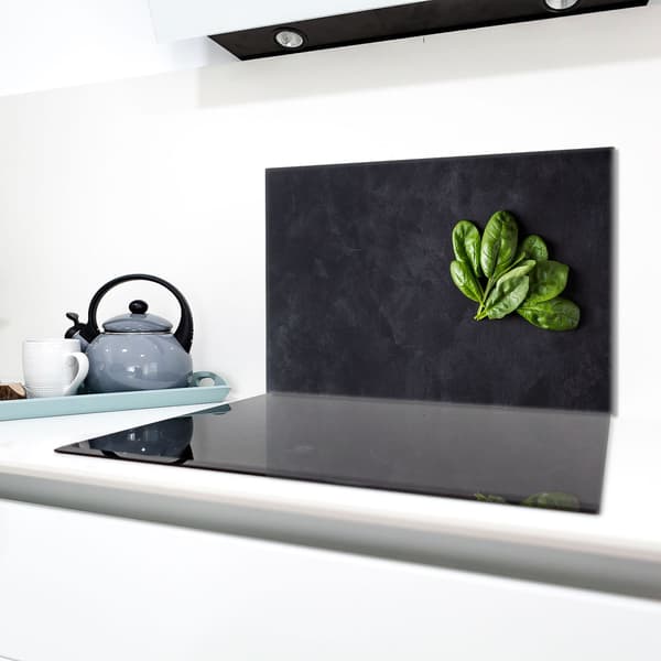 Lasinen liesisuoja 80x52 Basil