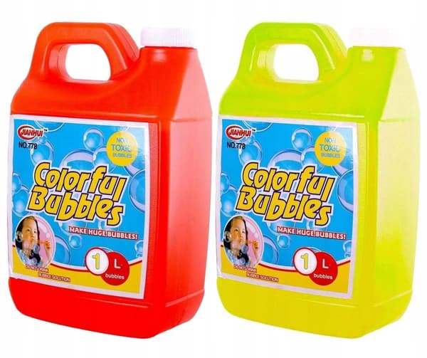 Sæbebobler REFILL Boblevæske 1 liter BEHOLDER