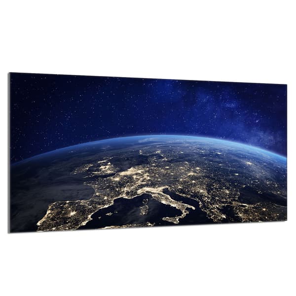 Lasinen suojalevy liedelle 90x52 Earth