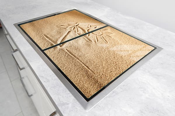 GLASSKYDDSPLATTA FÖR KÖK 2x35x52 BEACH