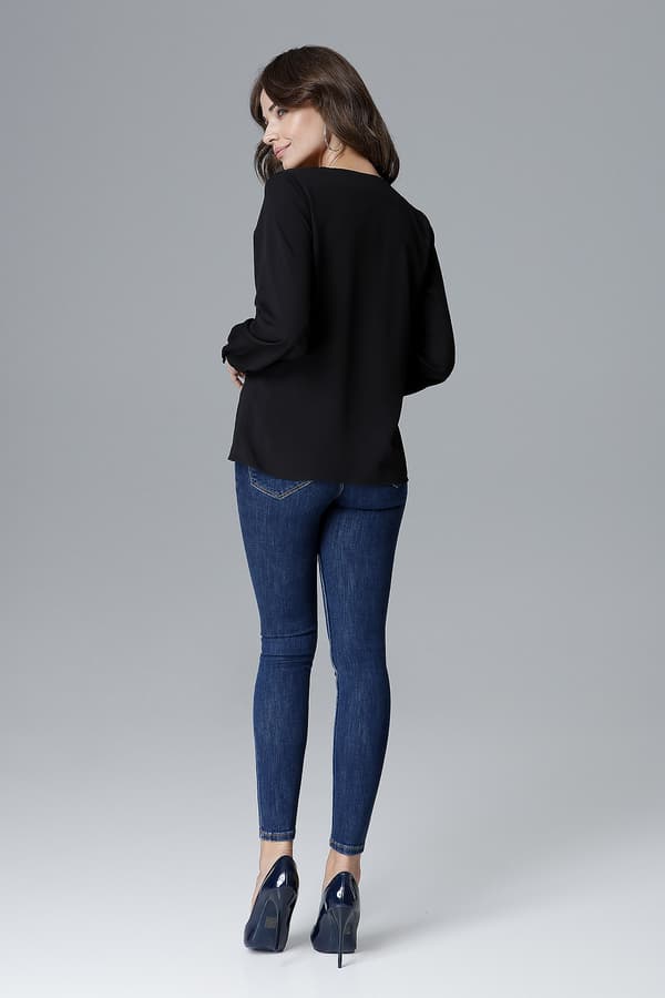 Blus L023 Svart S