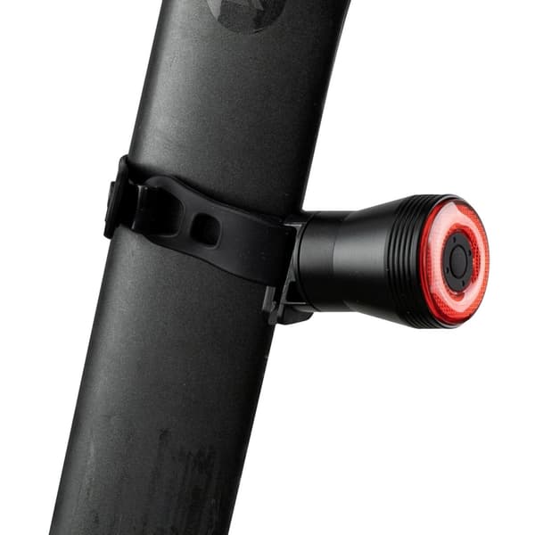 Q5 Baglygte til Cykel med Intelligent Stopsystem - Sort