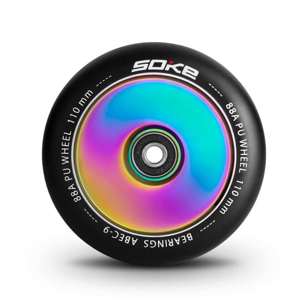 110 mm full rainbow sparkcykelhjul 2 st