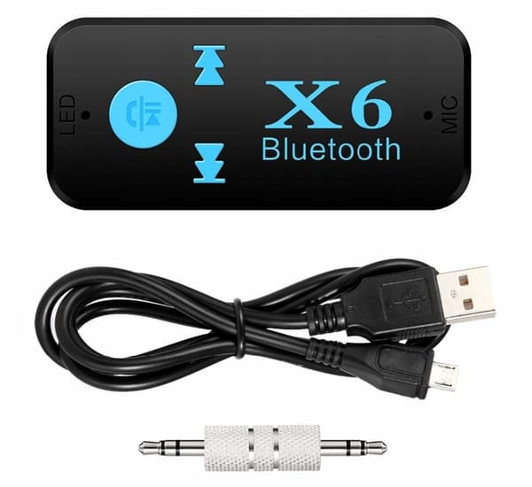 AUX-miniliitäntäinen Bluetooth-audiovastaanotinsovitin