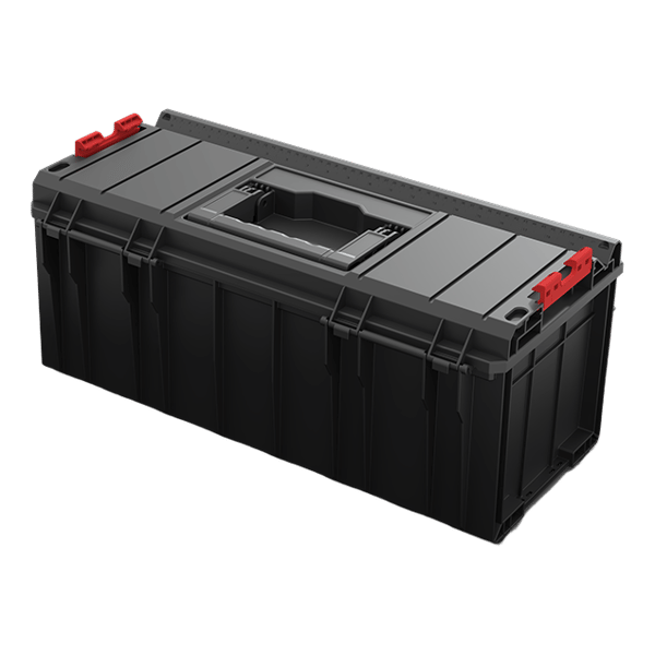 QBRICK SYSTEM PRO 600 Basic med bakke plastik værktøjskasse 22l