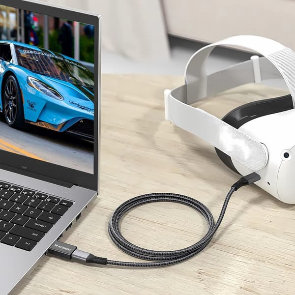 USB-A - USB-C OTG-adapter - svart