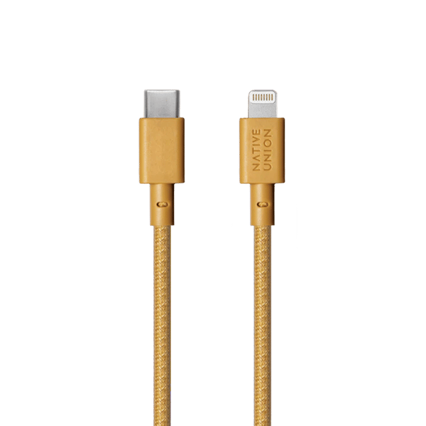 Native Union Night Cable - USB-C - lightning-kabel, 3 m (kraft)