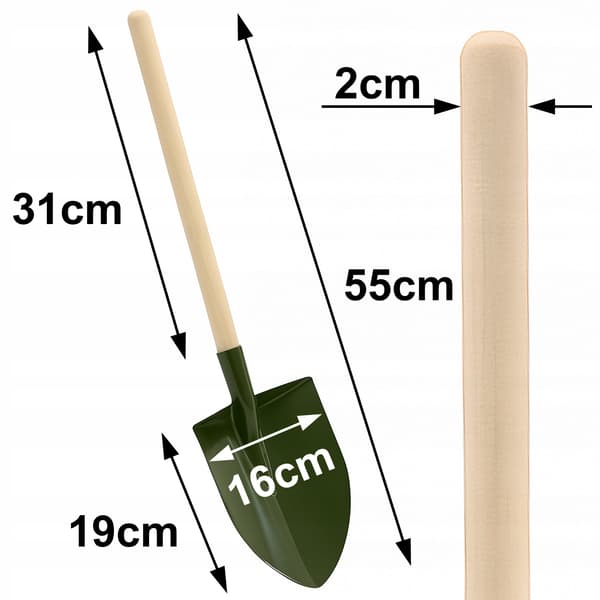Safe Eco Wood barnspade strandsand 55cm