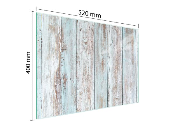 SKÄRBRÄDA I GLAS 52x40 TRÄ