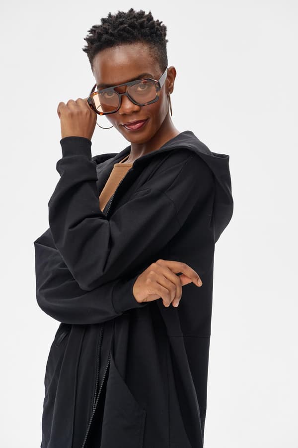 Dozi Sort Dame Sweatshirt 36/38