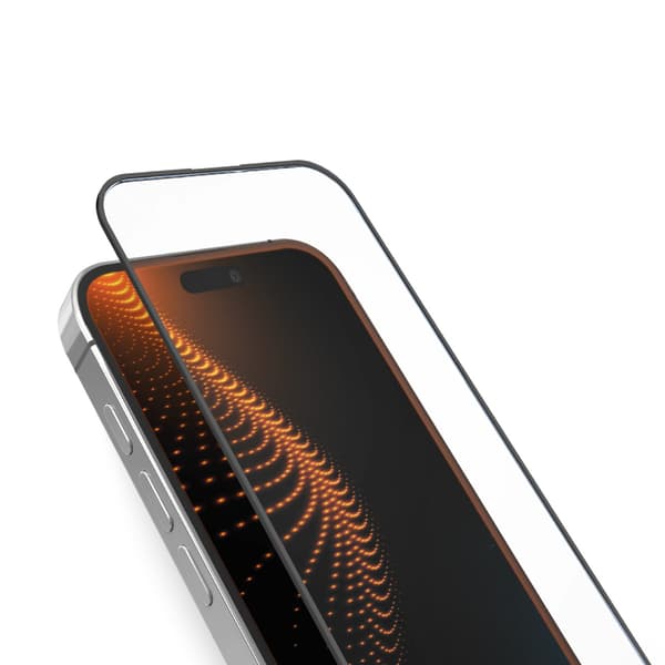 Härdat glas med applikator för iPhone 16 Pro D3O