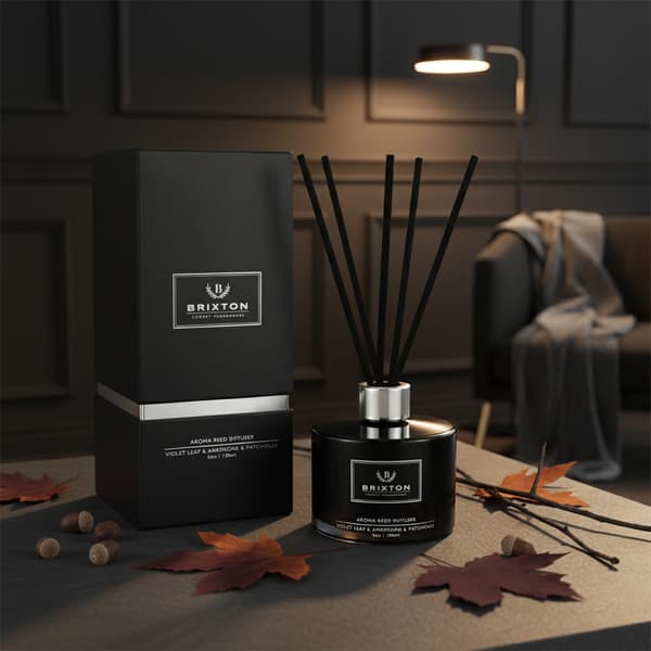 BRIXTON 180ml Violblad & Ambra & Patchouli Homms Doftdiffusor med rörblad