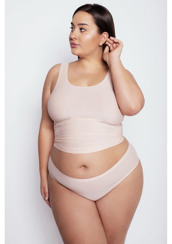 Elastiska trosor för dam Flexi One Plus size FLEXI-ONE PLUS SIZE beige ONE SIZE