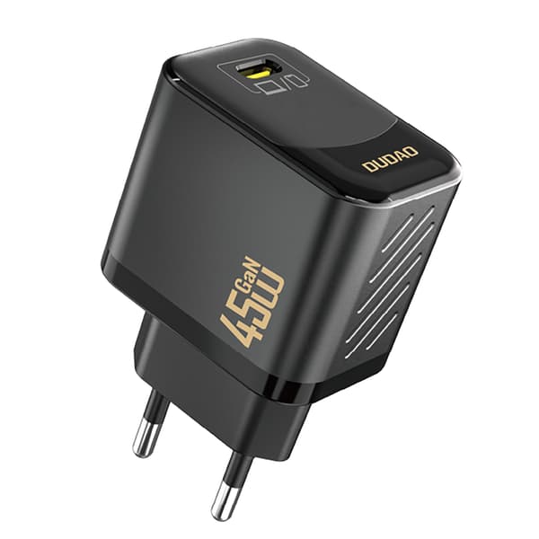 A28 GaN USB-C 45W vægoplader - Sort