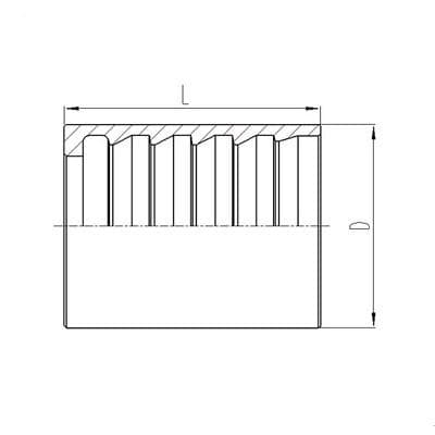 Slangklämma DN08 2SN (5/16")