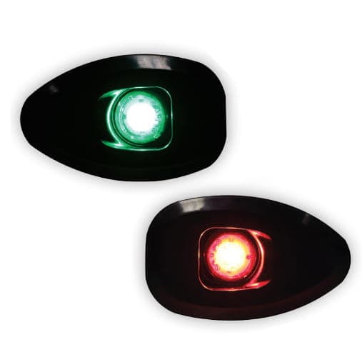 Navigationslys "MICRO LED 12" sorte, limet ind