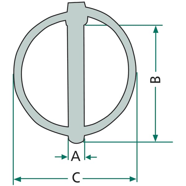 Snäppstift 70 mm diameter 99103