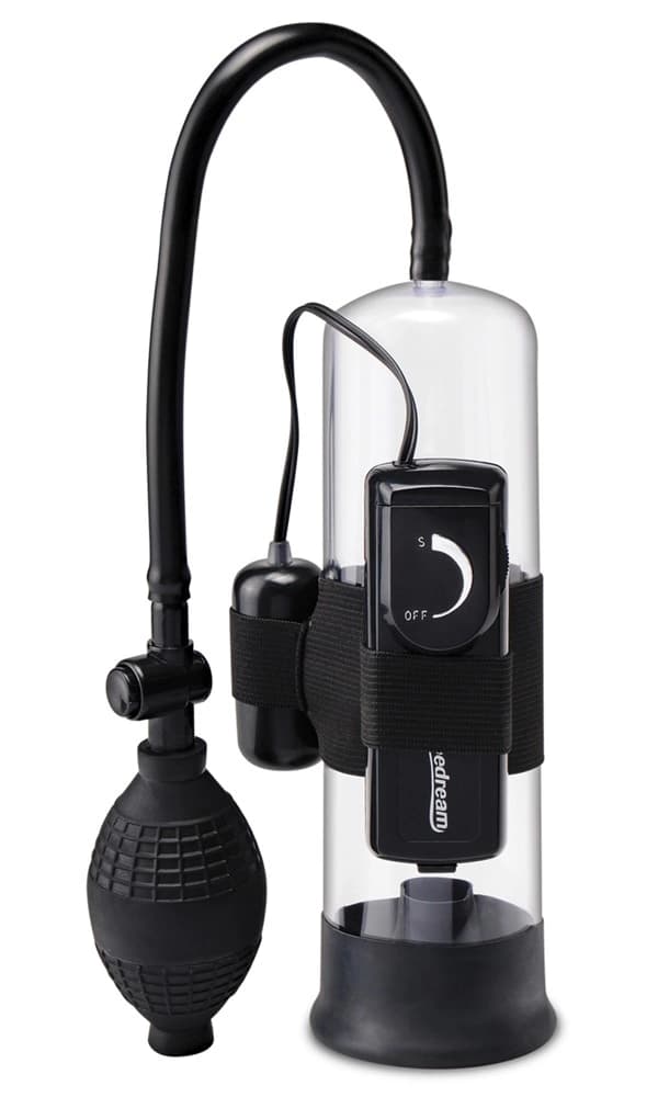 Pump Worx Transparent Penispump Nybörjare Vibrerande