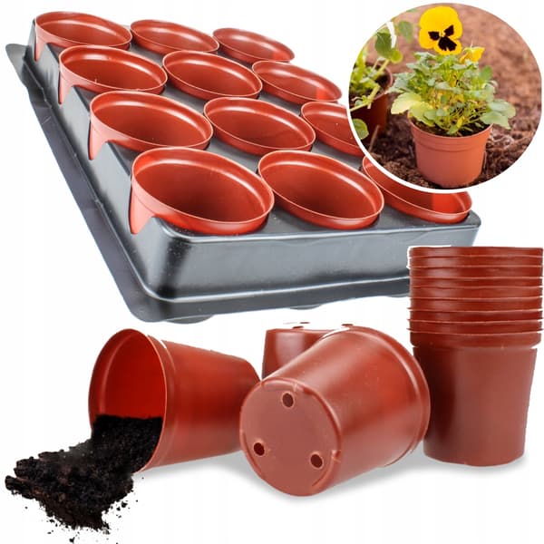 GARDENLINE 12 KRUKOR + BRICKA EDA3083