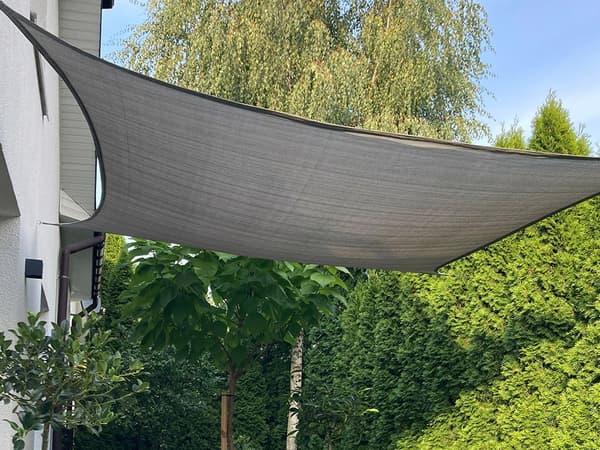 HDPE Skuggsegel 5x6 Grå