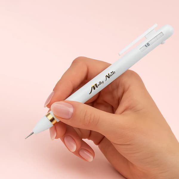 Molly Nails 4-i-1 multifunktionel pensel