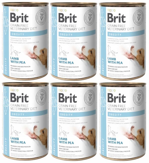 Brit Grain Free Vet Diets Lam Vådfoder 6x400g