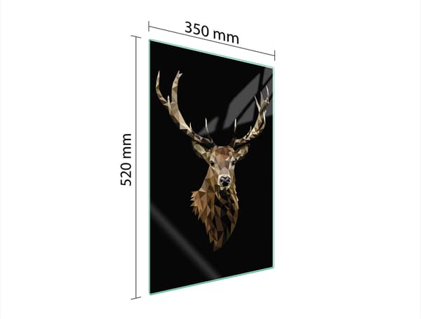 GLAS SKÆREBRÆT 35x52 DEER